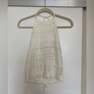 Crochet halter top
